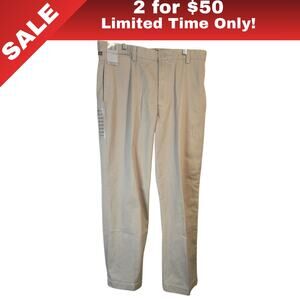 [Sale: 2 for $50!] Dockers Premium Authentic Twill Khaki Pants Size 34x30 NWT